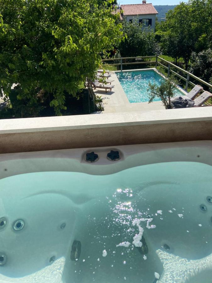 Wellness House Oliva With Heated Salt Water Pool, Sauna & Jakuzzi Labin  Exterior photo
